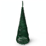 Árbol De Navidad Plegable 1.80m Decoración Fácil ✨