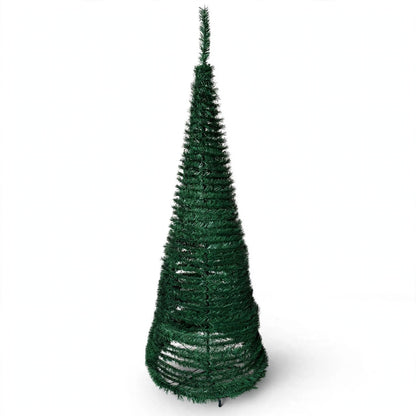 Árbol De Navidad Plegable 1.80m Decoración Fácil ✨