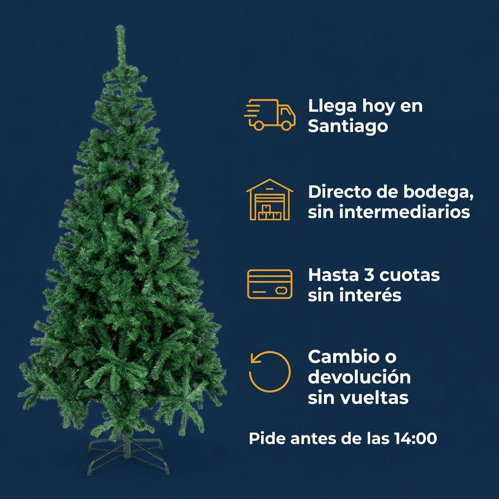 Árbol de Navidad Verde Frondoso