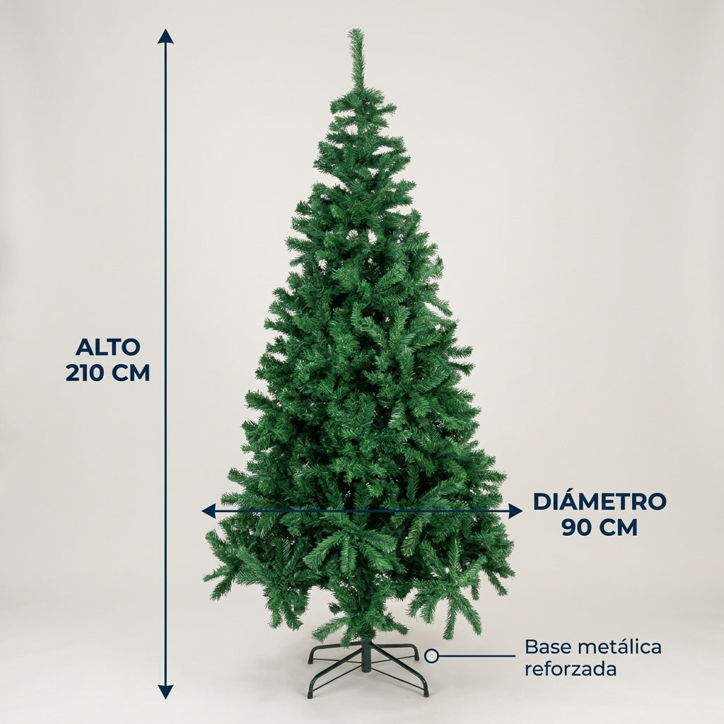 Árbol de Navidad Verde Frondoso