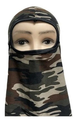 Balaclava De Lycra Térmica Tactica, Moto,trecking, Ciclismo