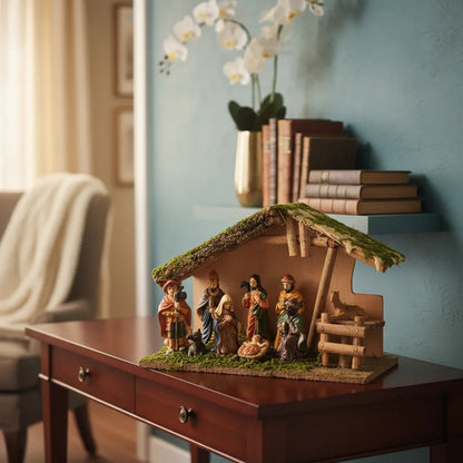 Pesebres Navideños De Madera Elegante