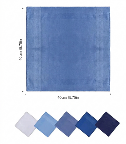 Pañuelos Para Hombre, 100% Algodón 12 Und 40x40 Premium