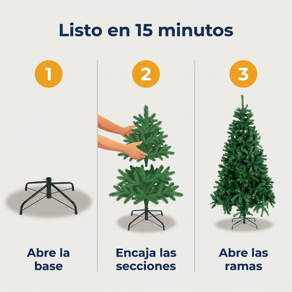 Árbol de Navidad Verde Frondoso