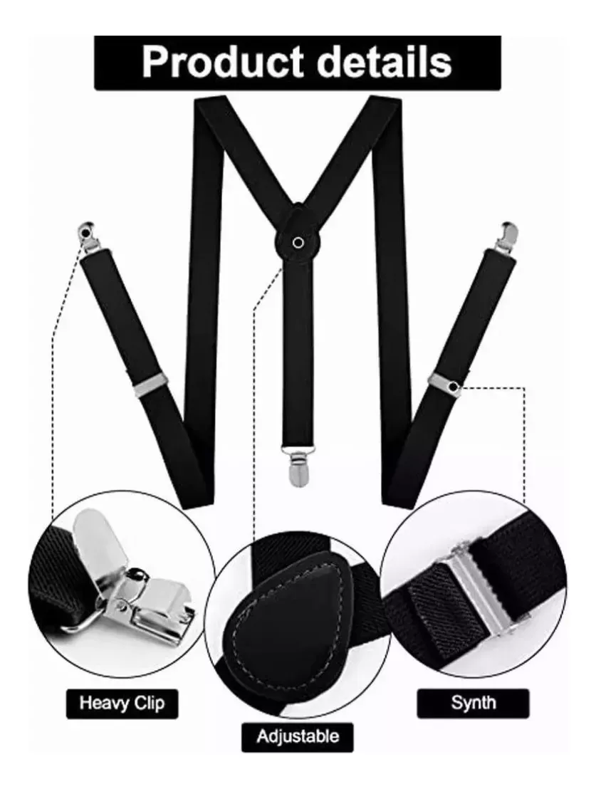 Set Suspensores + Humita(corbatin) Para Adulto, Camisa