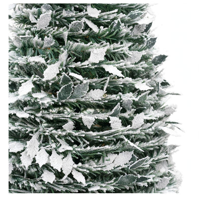 Arbol Plegable Navidad Premium Verde Nevado