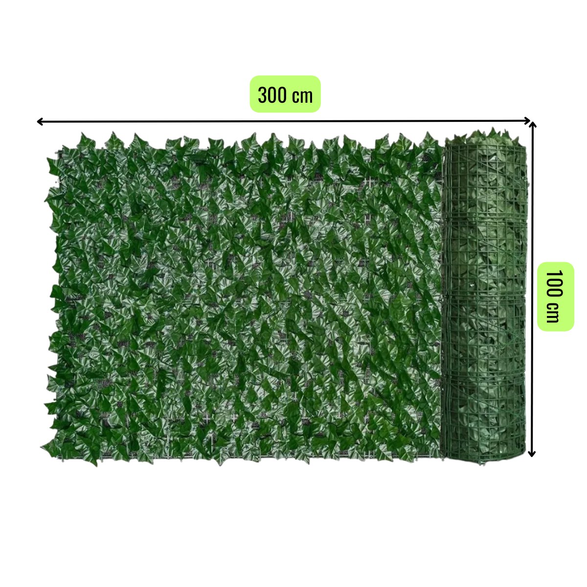Malla Cerca De Hojas Planta Enredadera Artificial Jardín 1x3