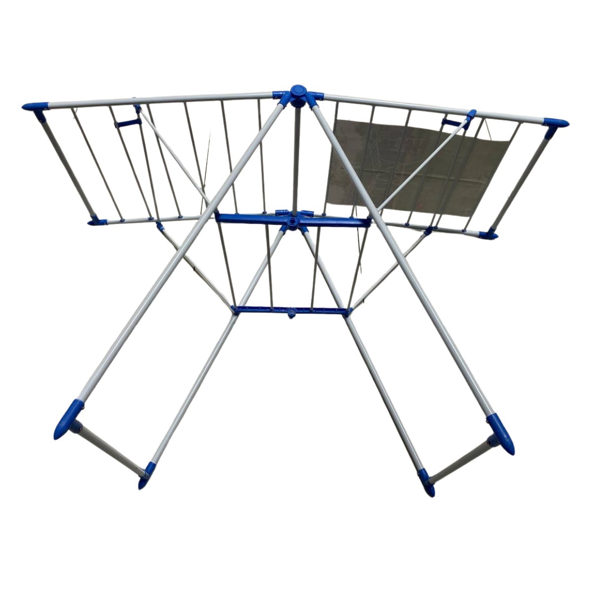 Tendedero Colgador De Ropa Plegable Eficiente Y Resistente Color Azul